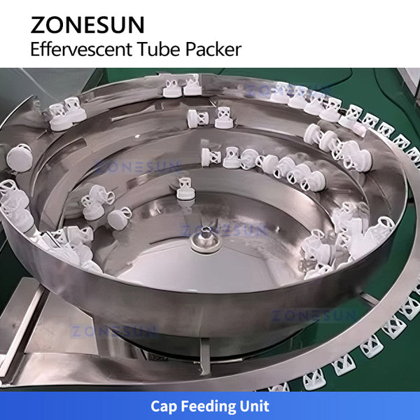 VC Tablet Tube Filling and Capping Machine cap feeding unite