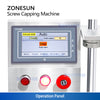 ZONESUN ZS-XG450S Semi-automatic Servo Screw-driven Capping Machine