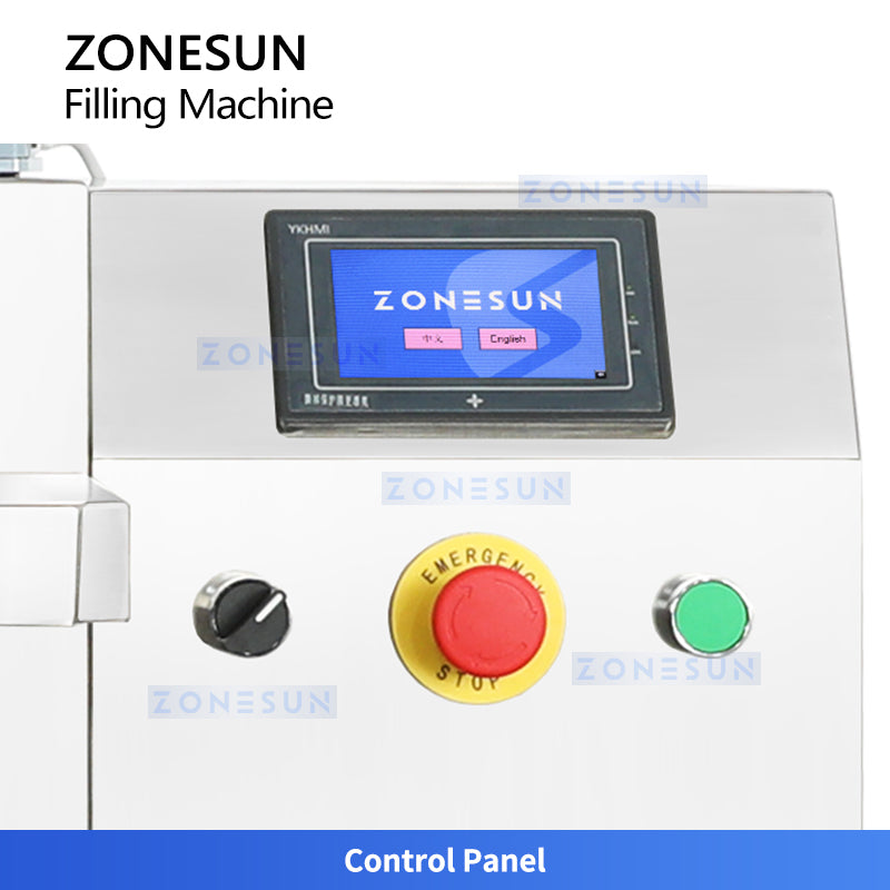 ZONESUN Servo Motor Paste Filling Machine
