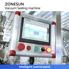ZONESUN ZS-AFK120 Automatic Double-Head Vacuum Can Seamer with Lid Feeding System