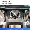 ZONESUN ZS-PT1000 Automatic Rotary Pulp Molding Machine for Egg Trays Fruit Trays and Biodegradable Paper Packaging