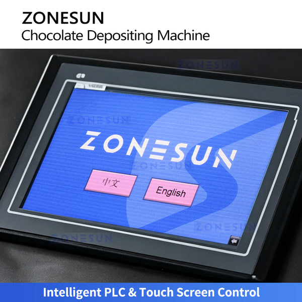 ZONESUN ZS-DJ400 Automatic Chocolate Depositor Machine for Chocolate Chips Drops and Buttons