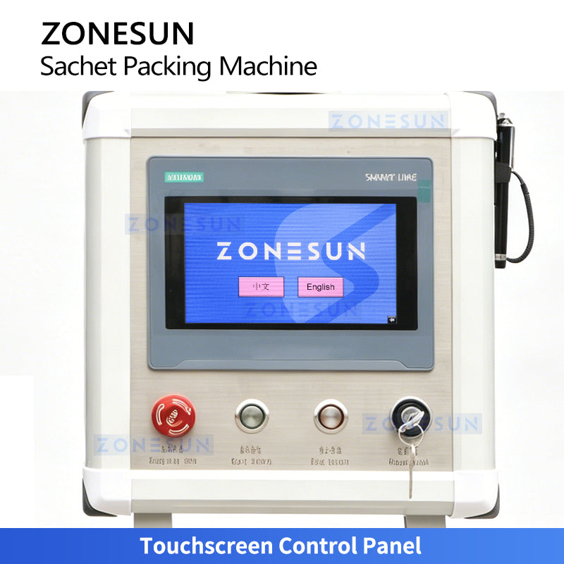 ZONESUN ZS-FS500K4 Automatic 4 Lane VFFS Granule Packaging Machine High Speed Sachet Packing System