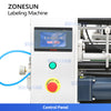 ZONESUN ZS-TB100 Semi Automatic Round Bottle Single Double Sides Labeling Machine