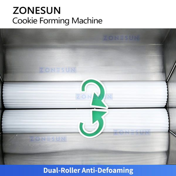 ZONESUN ZS-EH400 Automatic Cookie Depositor and Forming Machine for Cookies Cupcakes Puffs and Macaroons