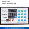 ZONESUN ZS-FYG01 Automatic 10 Diving Nozzles Peristaltic Pump Liquid Filling Capping Machine