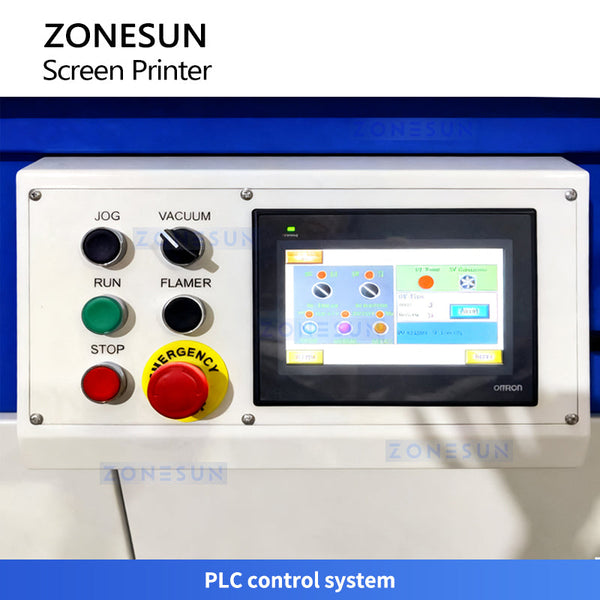 ZONESUN Automatic Bottle Single Color Screen Printer