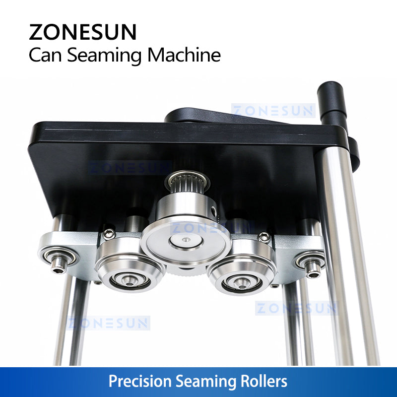 ZONESUN ZS-FJG100 Manual Can Seamer for PET & Aluminum Cans in Small-Batch Production