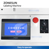 ZONESUN ZS-TB800 High Speed Automatic Small Round Bottle Labeling Machine