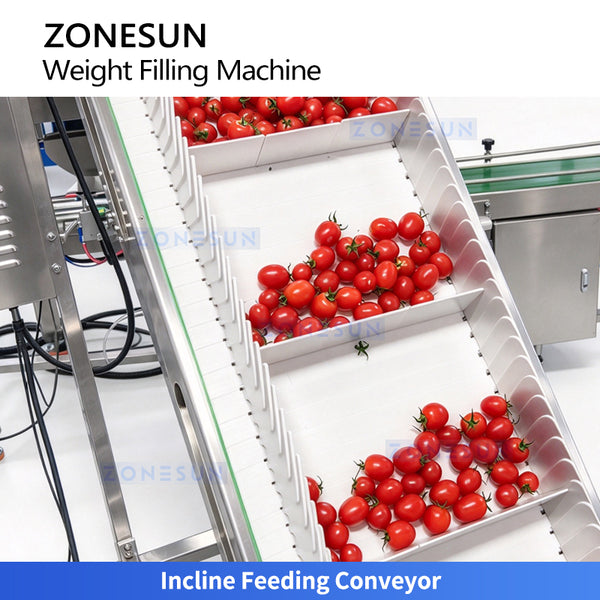 ZONESUN ZS-GWF24 Automatic Multi-Head Weigher & Clamshell Fruit Filling Machine