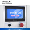ZONESUN ZS-FALU5 Honey Syrup Filling, Capping & Labeling Line for Viscous Products
