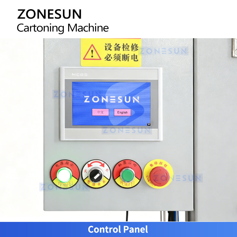 ZONESUN ZS-CPL2 Fully Automatic Bottle Tins Cartoning Machine