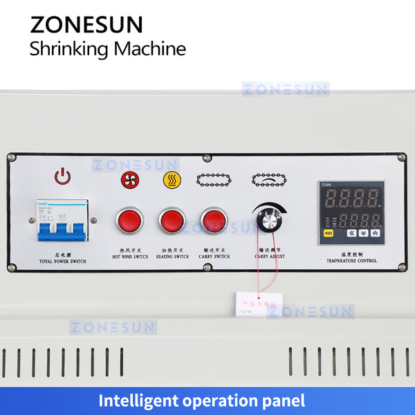 ZONESUN ZS-BSP4522 Heat Shrink Tunnel for PVC/POF Film Packaging in Retail & Industry