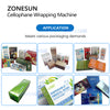 ZONESUN ZS-BT220 Horizontal BOPP Cellophane Film Box Wrapping Machine