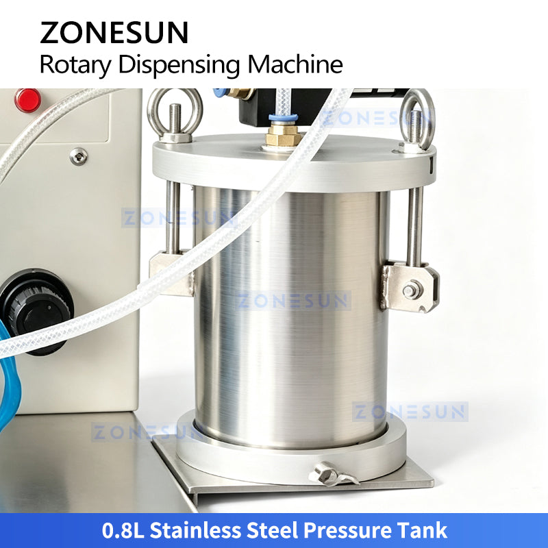 ZONESUN ZS-AGD6 Automatic 360° Rotary Glue Dispensing Machine for Round Products