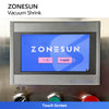 ZONESUN ZS-VPM20 Horizontal Vacuum Shrink Packaging Machine For Disposable Bath Towels / Tissue