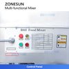 ZONESUN ZS-BM60 Food Mixer Dough Kneading & Whipping Stand Food Mixer for Bakery