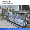 ZONESUN ZS-PCL1 Automatic Potato Chips Production Line Snack Food Processing Equipment