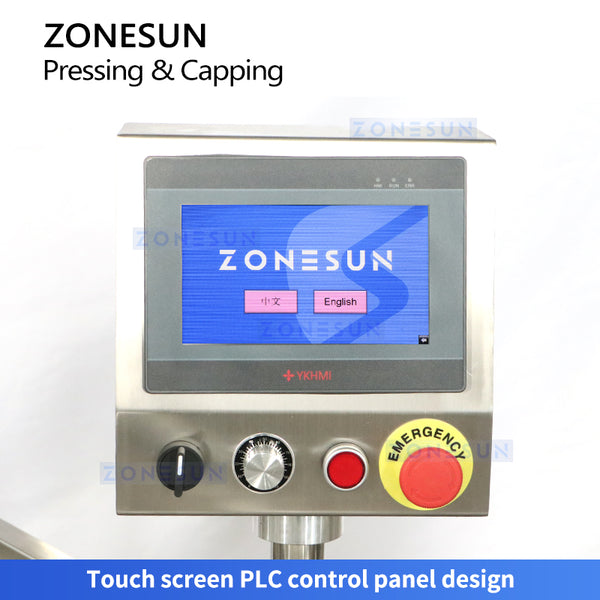 ZONESUN ZS-XG16X Automatic Capping Machine Lid with Inner Plugs Capper