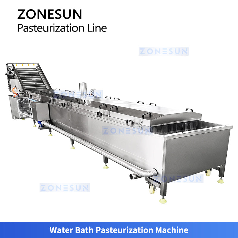 ZONESUN ZS-PM3 Continuous Spray Pasteurization Line for Packaged Foods
