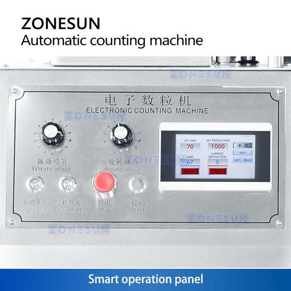 ZONESUN ZS-ASL2 Automatic Candy Counting & Filling Machine Graunle Filler