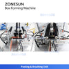 Rigid box forming machine