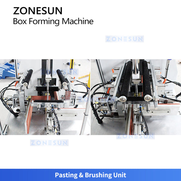 Rigid box forming machine