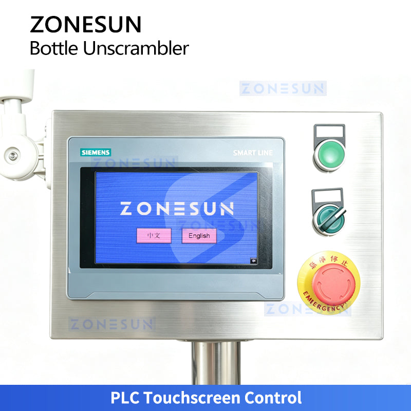 ZONESUN ZS-LP300 Automatic Bottle Unscrambler Machine for Packaging Lines
