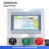 ZONESUN ZS-TB823R Automatic Real-Time Print & Apply Labeling Machine for Vials & Small Round Bottles