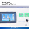 ZONESUN ZS-VTMP80D Magnetic Pump Liquid Filling Machine with Dust Cover