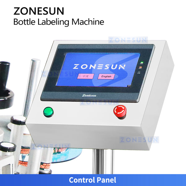 ZONESUN ZS-TB822L2 Automatic Wine and Beer Bottle Labeling Machine