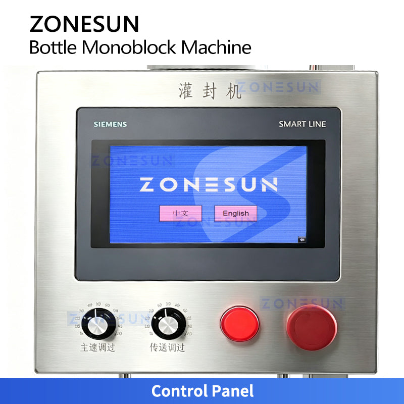ZONESUN ZS-KGFX32 Automatic 30 ml PP Bottle Washing Filling Capping Monoblock