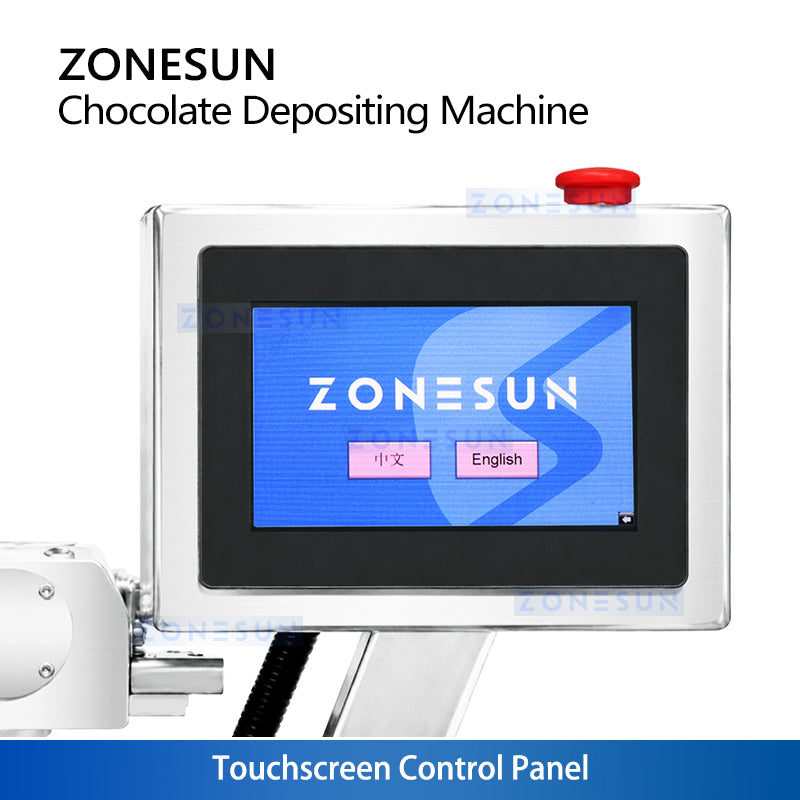 ZONESUN ZS-GDJ8 Semi-Automatic Chocolate Filling & Depositing Machine