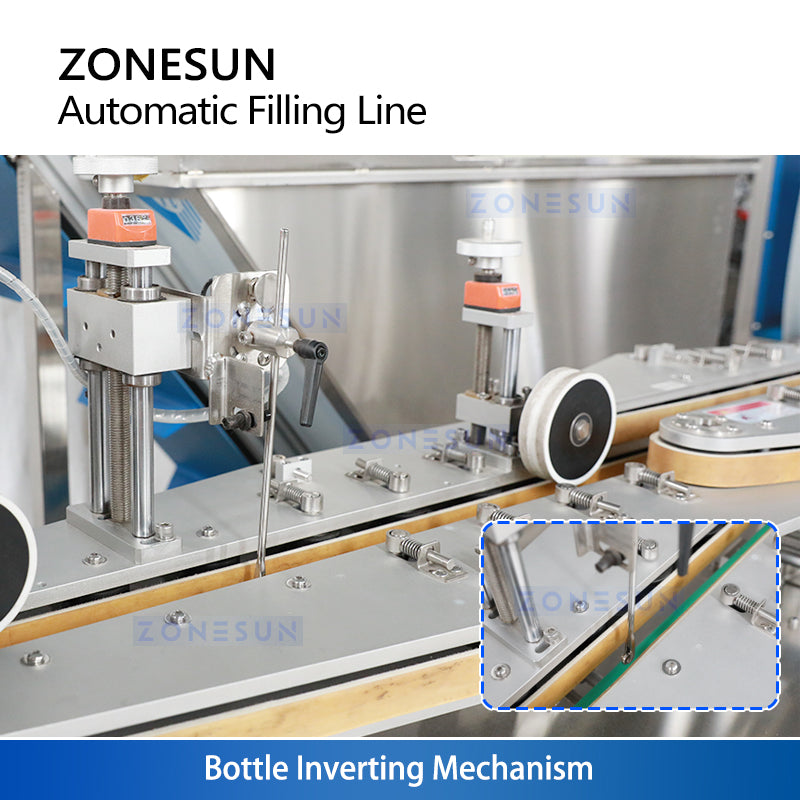 ZONESUN ZS-FAL180V16 Gear Pump Tracking Filling and Automatic Capping Line
