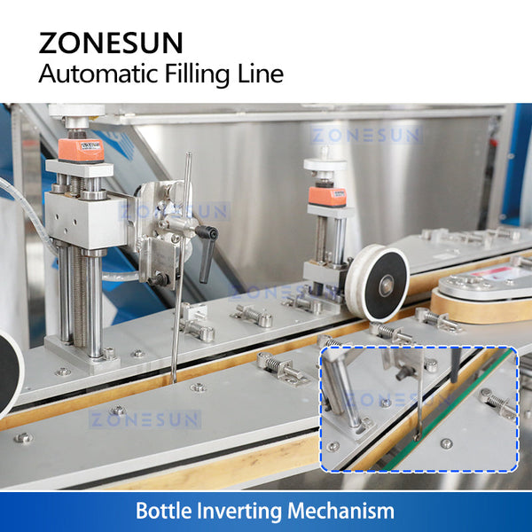 ZONESUN ZS-FAL180V16 Gear Pump Tracking Filling and Automatic Capping Line