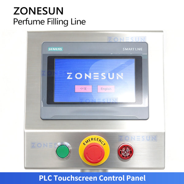 ZONESUN ZS-FAL180X17 Automatic Perfume Filling Capping & Labeling Line