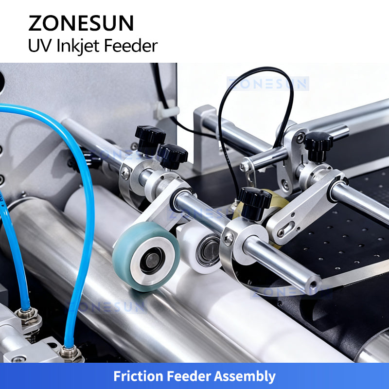 ZONESUN ZS-FYP6 Automatic UV Inkjet Coding Machine Instant Curing Printer for Labels & Cards