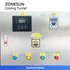 ZONESUN ZS-CT3 Industrial Cooling Tunnel for Balm Cream Wax Chocolate and Confectionery