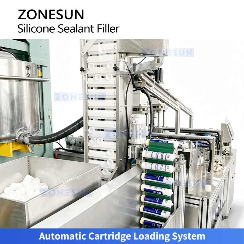 ZONESUN ZS-AGD7 Automatic Silicone Sealant Cartridge Filling and Capping Machine