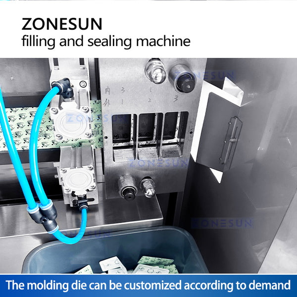 ZONESUN ZS-FS120C Filling Sealing Machine For Easy Snap Bag Liquid & Cosmetic