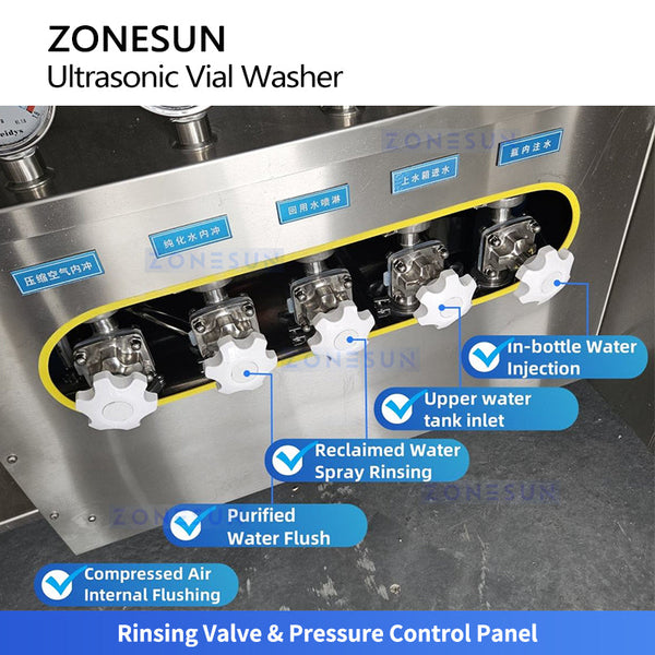 Small bottle washing machine