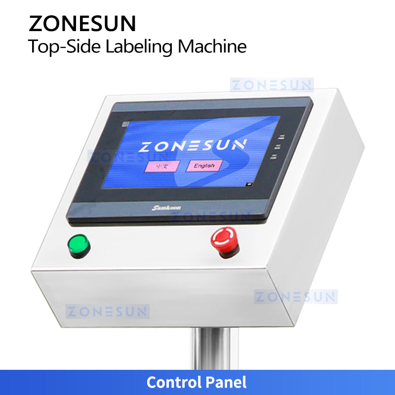 pouch labeling machine