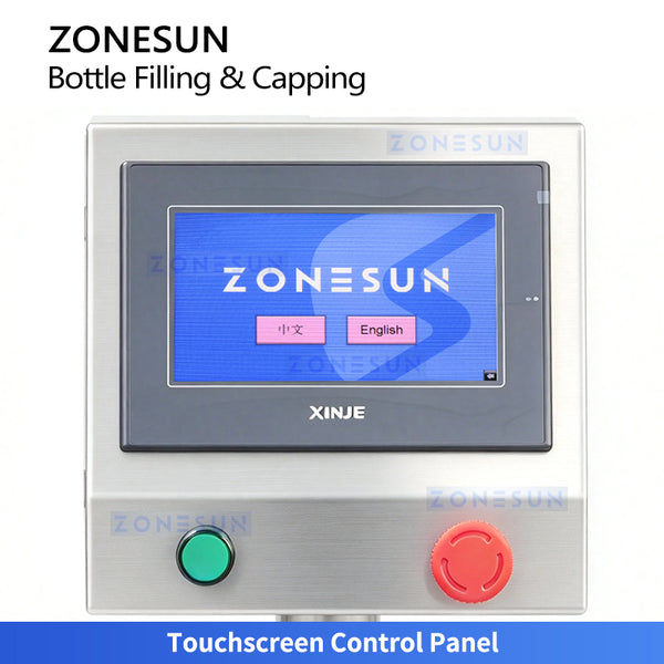 ZONESUN ZS-AFC55 automatic magnetic pump small bottle filling and capping machine, product image 2