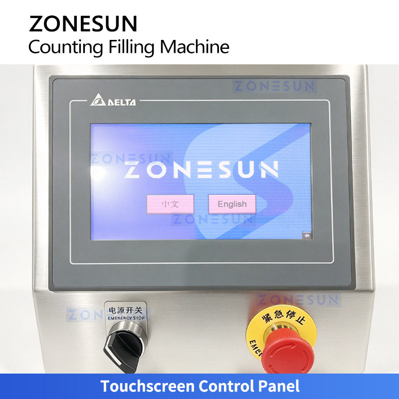 ZONESUN ZS-JF8C Semi-Automatic 8-Lane Hardware Candy Counting Filling Machine