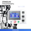 ZONESUN ZS-FS120Q Vertical Powder Packing Machine | Automatic Sachet Auger Filler and Sealer 30-40BPH