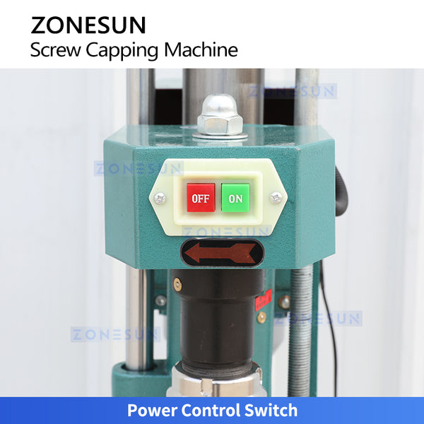 ZS-YG60B2 semi automatic bottle capping machine 1200 bottles per hour