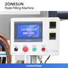 ZONESUN ZS-YT6T-6PXH Servo Piston Paste Filling Machine for Hot Sauce Jam Viscous Products