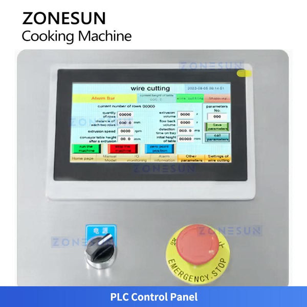 Zonesun ZS-CO400W  Automatic Wire Cut Cookie Depositor Machine Biscuit Making Machine
