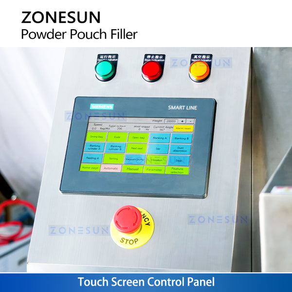 ZONESUN ZS-AFS210 Automatic Powder Pouch Bag Filling Sealing Machine