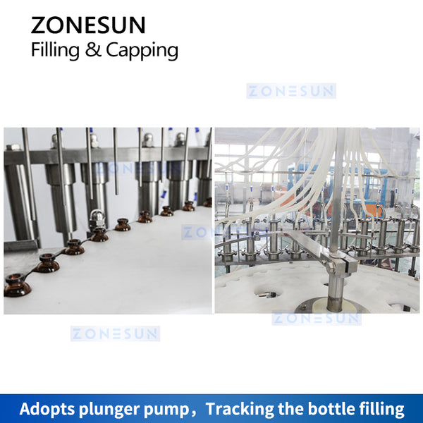 ZONESUN ZS-AFC16P Automatic Vial Liquid Filling Capping Machine